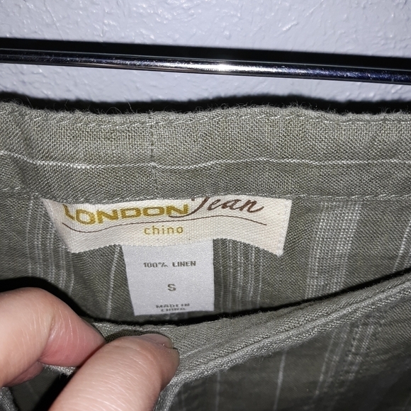 🌟 London jean linen chino pants size small - Picture 2 of 4